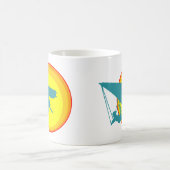 Retro-Drachengleiter Kaffeetasse (Mittel)