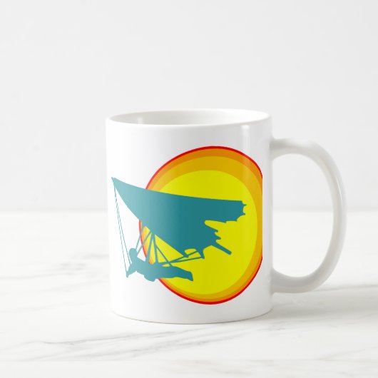 Retro-Drachengleiter Kaffeetasse (Rechts)