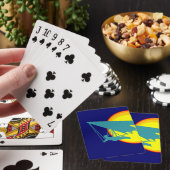 Retro-Drachengleiter Spielkarten (In Situ)