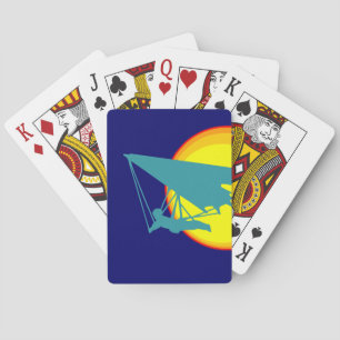 Retro-Drachengleiter Spielkarten