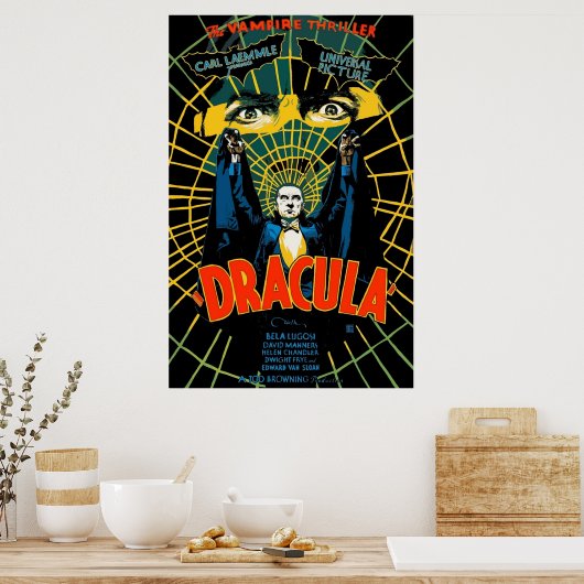 Retro Dracula Poster (Küche)