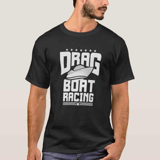Retro Drag Boat Racing 1 T-Shirt (Vorderseite)