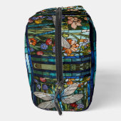 Retro Dragonfly Art Malerei botanischen Boho Waschbeutel (Rechts)