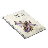 Retro Dragonfly Notizblock (Rechte Seite)