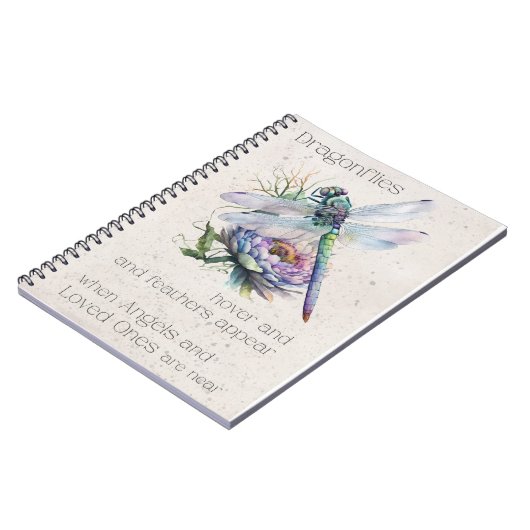 Retro Dragonfly Rememberity Journal Notizblock (Linke Seite)