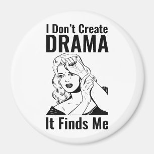 Retro-Drama-Magnet weinende Frau Magnet