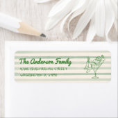 Retro Drawn Green Santa Claus Merry Christmas Fun (Insitu)