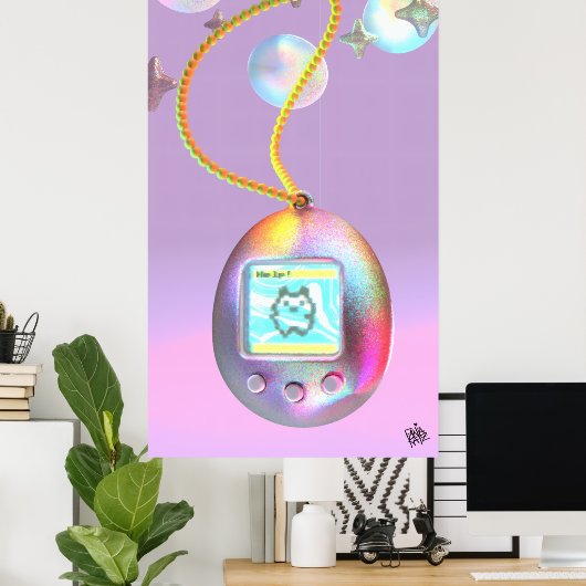 Retro Dream Pet Poster (Heimbüro)