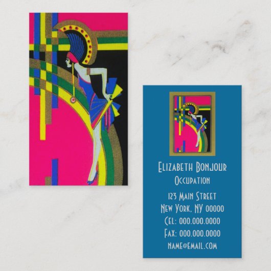 Retro Dream ~ Visitenkarte (Vorne/Hinten)