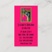 Retro Dream ~ Visitenkarte Kunst, Dichtung und Mus (Rückseite)