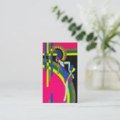 Retro Dream ~ Visitenkarte Kunst, Dichtung und Mus (Stehend Vorderseite)