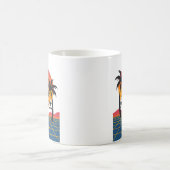 Retro Dreamscape Kaffeetasse (Mittel)