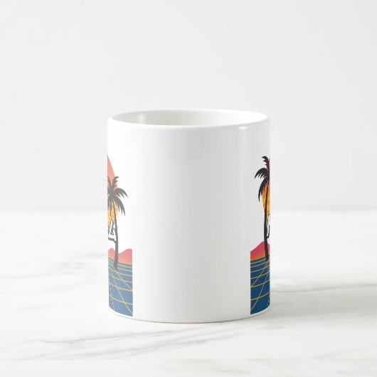 Retro Dreamscape Kaffeetasse (Mittel)