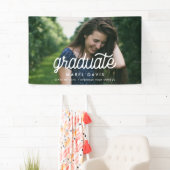 Retro-Drehbuch Foto Abschluss feiern Graduate Banner (Insitu)
