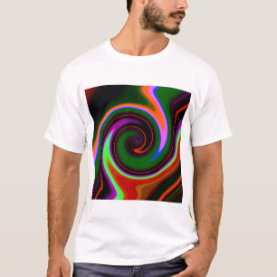 Retro drehen T-Shirt