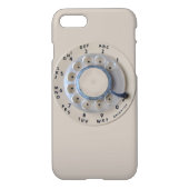 Retro Drehtelefon-Skala iPhone Hülle (Rückseite)