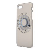Retro Drehtelefon-Skala iPhone Hülle (Hinten Links)