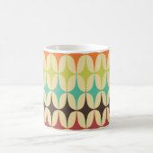 Retro-Dreiecke: Geometrisches Muster Kaffeetasse (Mittel)