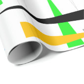 Retro-Dreiecke Geschenkpapier (Rolleneckpunkt)