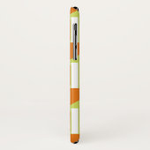 Retro-Dreiecksmuster und grüne, schwarze Quadrate Case-Mate iPhone Hülle (Hinten/Links)