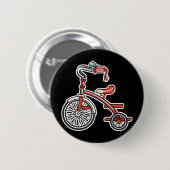 Retro-Dreirad Button (Vorne & Hinten)