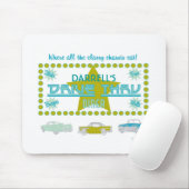 Retro Drive-Thru Diner (grün) Mousepad (Mit Mouse)