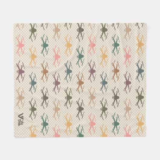 Retro Drone Racing Blanket-Geschenk Fleecedecke (Vorderseite (Horizontal))