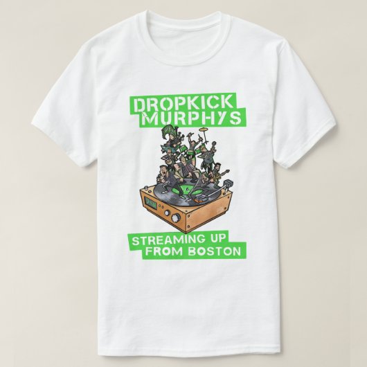 Retro Dropkick Murphys aus Boston 20 T-Shirt (Design vorne)
