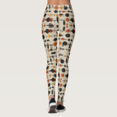 Retro Druck | Atomzeitalter Leggings (Rückseite)