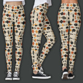 Retro Druck | Atomzeitalter Leggings