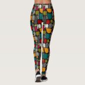 Retro-Druck | Bleiglas Leggings (Rückseite)