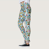 Retro Druck | Farbbalken Leggings (Links)
