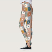 Retro Druck | Pastell Blumen Leggings (Links)