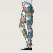 Retro Druck | Pastell Blumen Leggings (Links)