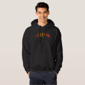 Retro Drummer Evolution Drummer Hoodie (Vorne ganz)