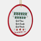 Retro Drunko Bunco Keramik Ornament (Rechts)