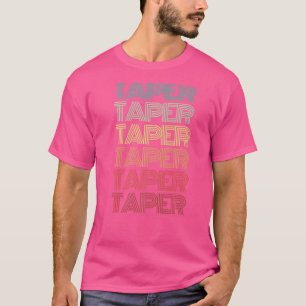 Retro Drywall Taper Multitasking Team Vintag Schme T-Shirt