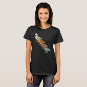 Retro Duck Animals Vintage Farmers Duck T-Shirt (Vorne ganz)