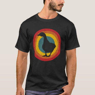 Retro Duck Farmer  Vintage Duck Farm Animal T-Shirt