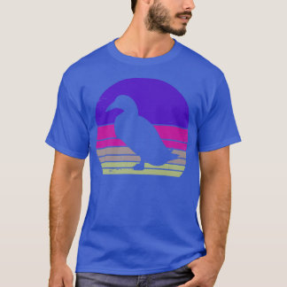 Retro Duck Vintag Duck Silhouette Bauer Tier L T-Shirt
