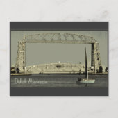 Retro Duluth Minnesota Postkarte (Vorderseite)