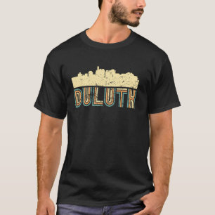 Retro Duluth Skyline Vintag Cityscape Duluth Minn T-Shirt