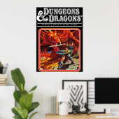 Retro Dungeons Dragons Poster (Heimbüro)
