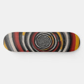 Retro Dynamic Spiral Skateboard mit fett gefärbten (Horizontal)