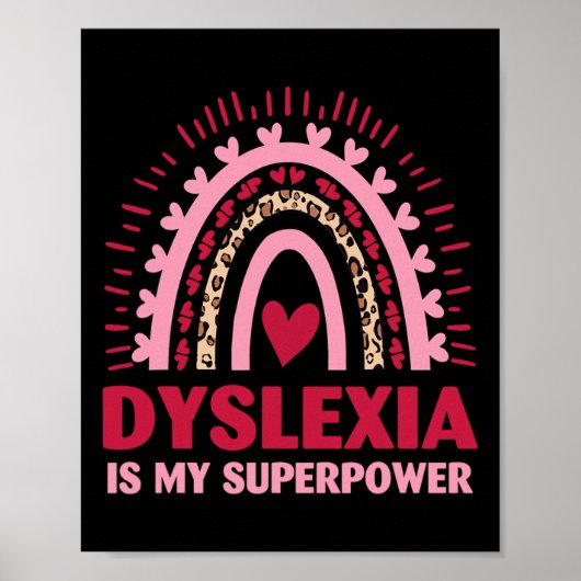 Retro Dyslexie ist meine dyslektische Lektüre bei  Poster (Vorne)