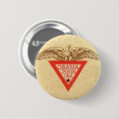 Retro Eagle Knopf Obama Button (Vorne & Hinten)