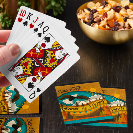 Retro Eagle Sootion Abschluss Inspiration Zitat Spielkarten