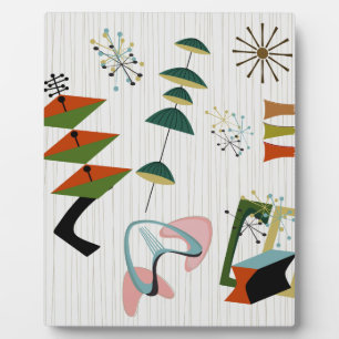 Retro Eames-Ära Atomic Inspiriert Fotoplatte