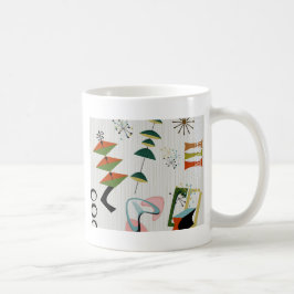Retro Eames-Era Atomic Inspiriert Kaffeetasse