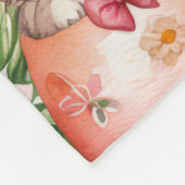 Retro Easter seamless pattern. Watercolor Fleecedecke (Ecke)